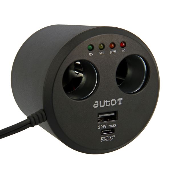 AUTO-T Multiprise Allume-Cigare USB Sur Porte Boisson 12/24V - Cdiscount  Auto