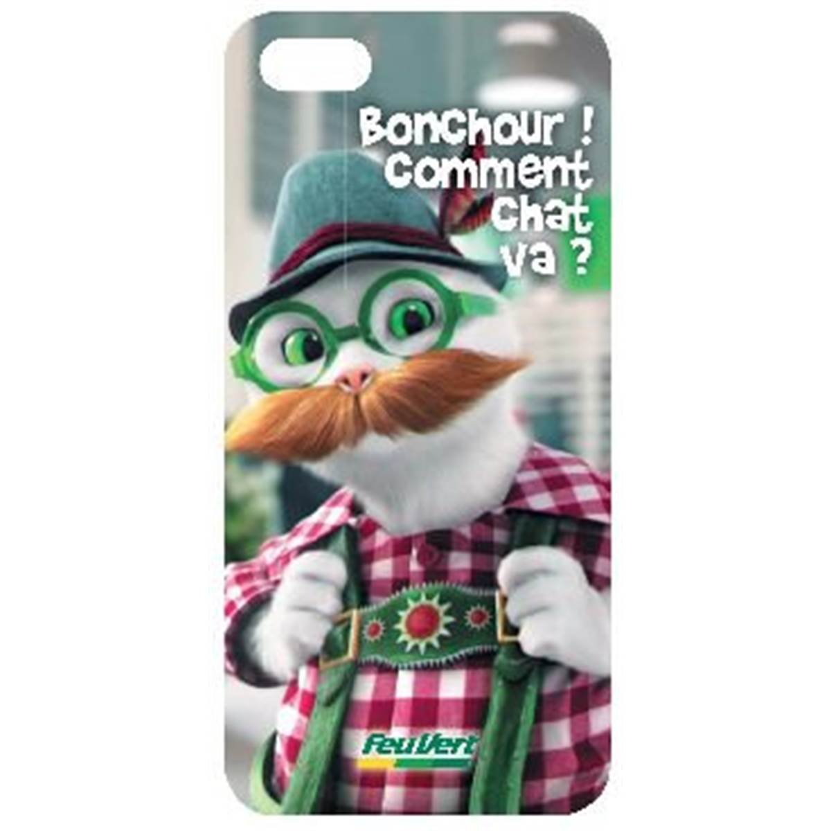 Coque Iphone 4 Chat Allemand Feu Vert