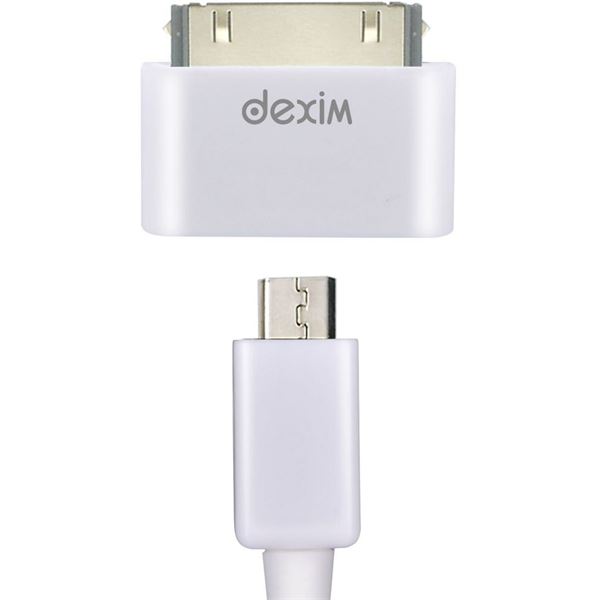 Câble charge et de synchronisation appareils voiture DWA064-W Dexim