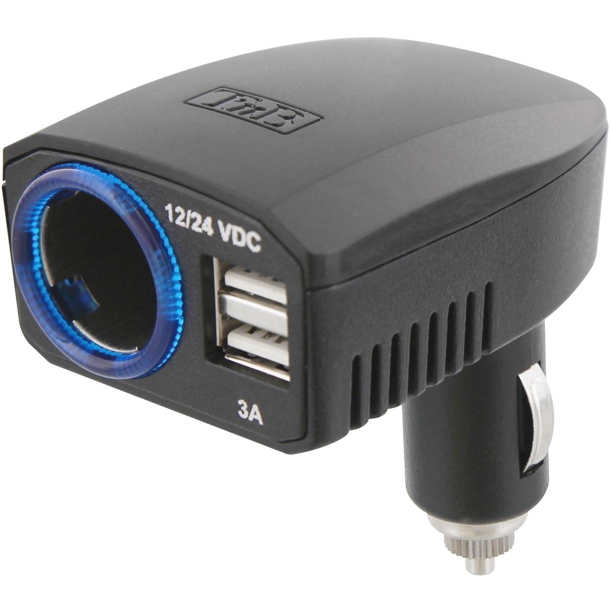Chargeur Allume-cigare + 2 Entrées Usb T'nb