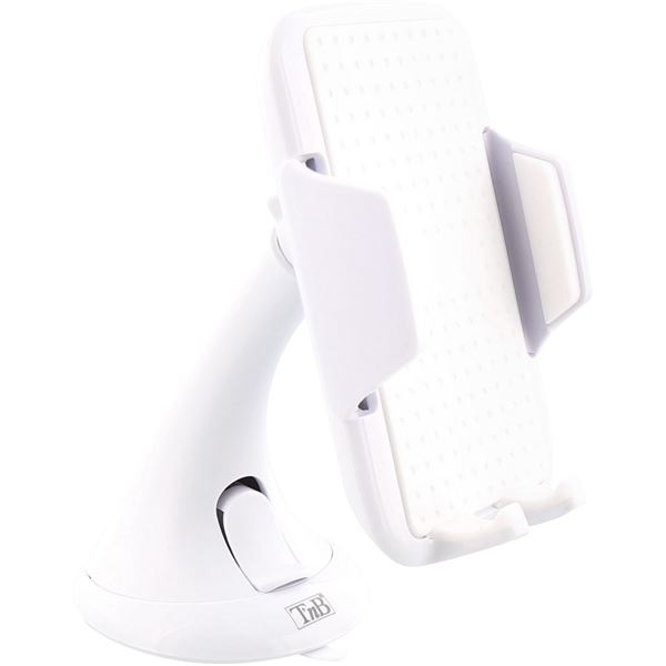 Support pince universel blanc sur pare-brise T'nB
