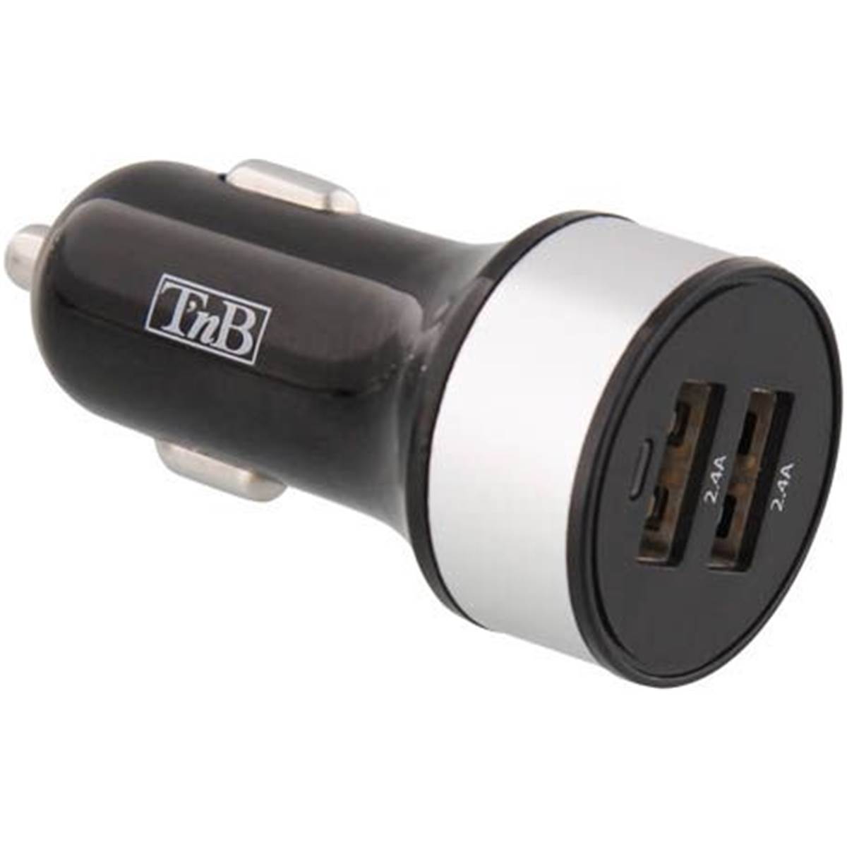 Chargeur allume-cigare 2 entrées USB 4,8A T'nB