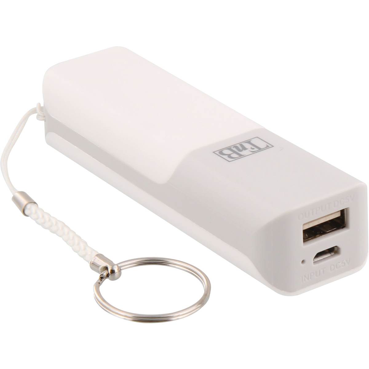 Batterie Externe Blanche 2500 Mah T'nb