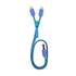 Câble USB ZIP BLEU