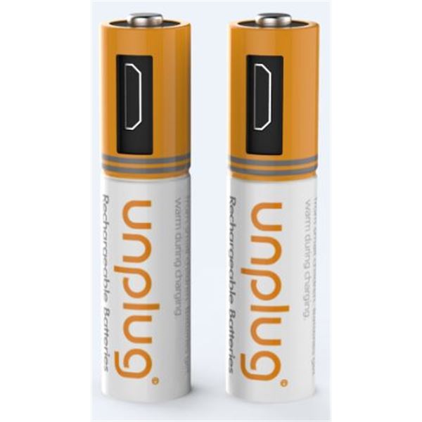 Piles rechargeables USB AAA
