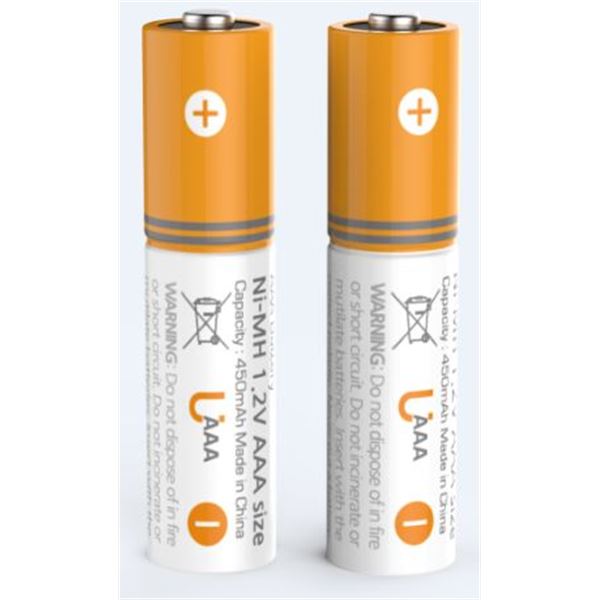 Piles rechargeables USB AAA
