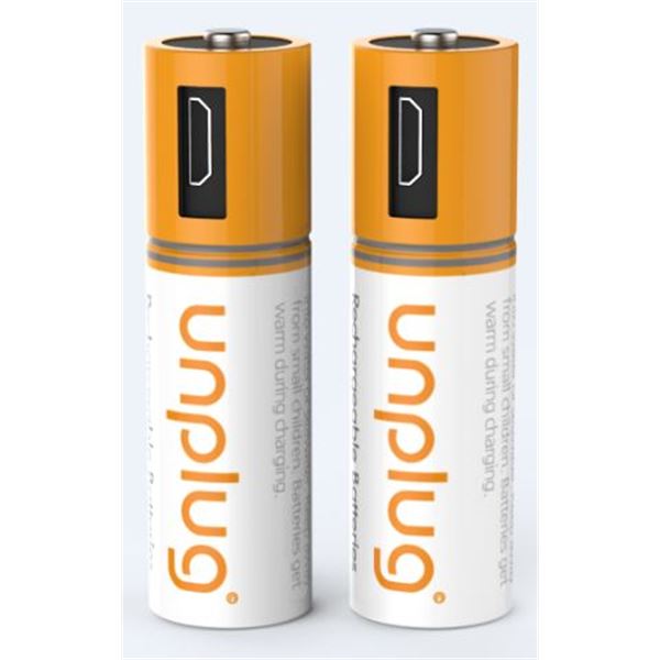 Piles rechargeables USB AA