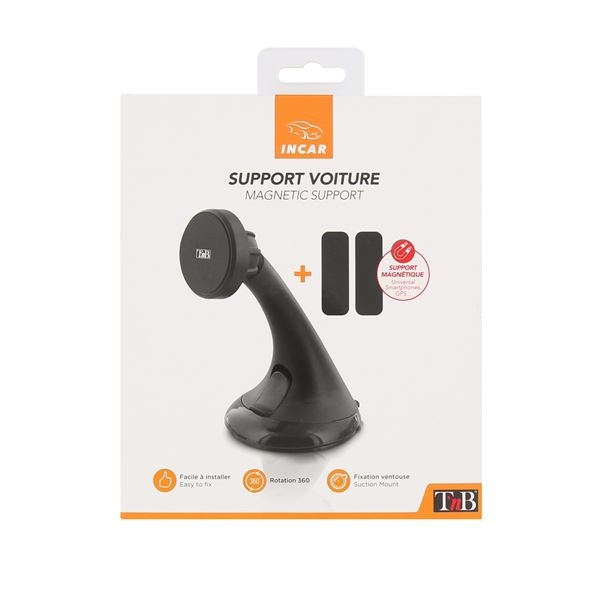 Support magnétique ventouse T'nB