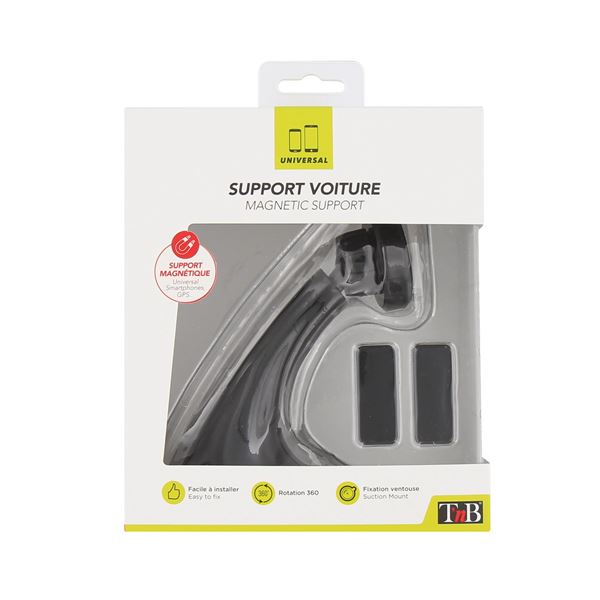 Support magnétique ventouse T'nB
