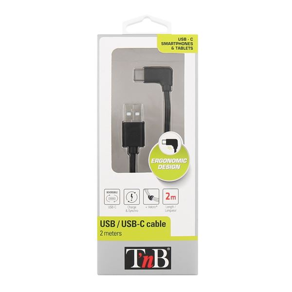 Câble USB C / USB 2.0 M 2m T'nB