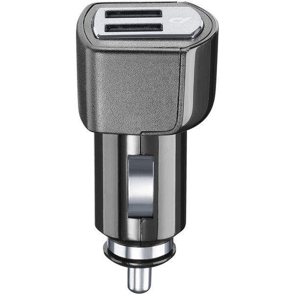 Chargeur allume-cigare 2 entrées 4A Cellular Line