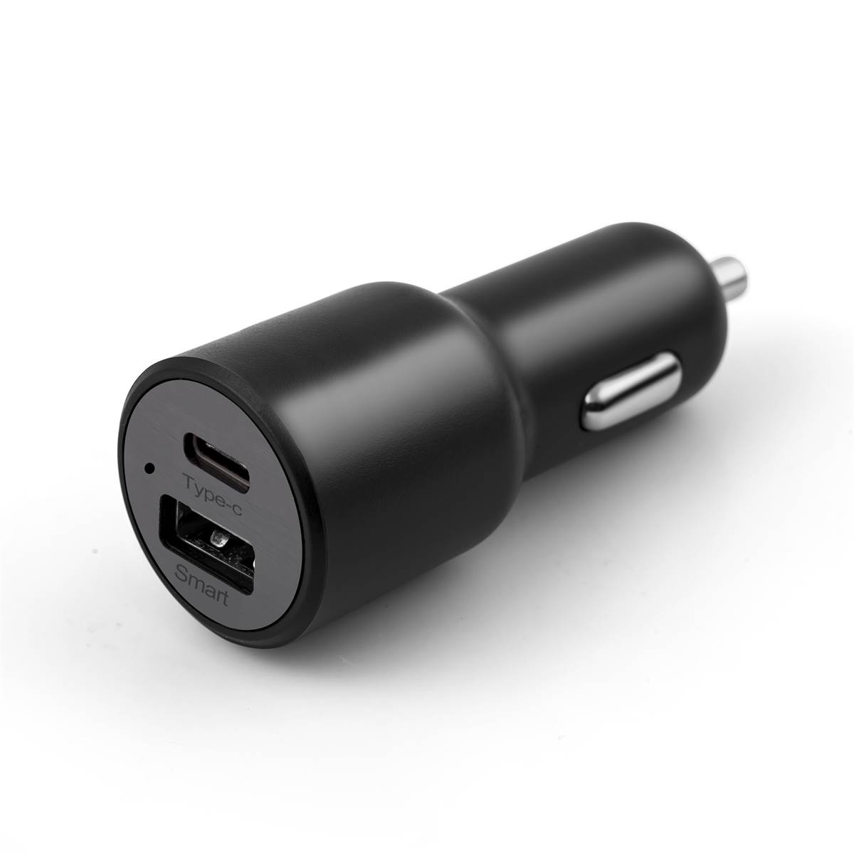 Chargeur Allume-cigare 1 Entrée Usb 2,4 A Et 1 Entrée Usb-c 3a Muvit