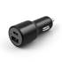 Chargeur allume-cigare 1 entrée USB 2,4 A et 1 entrée USB-C 3A Muvit