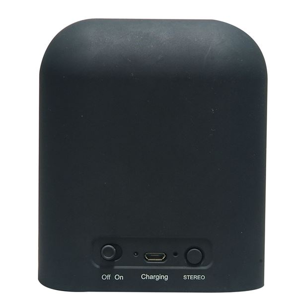 Enceinte sans fil Bluetooth en tissu noir Muvit