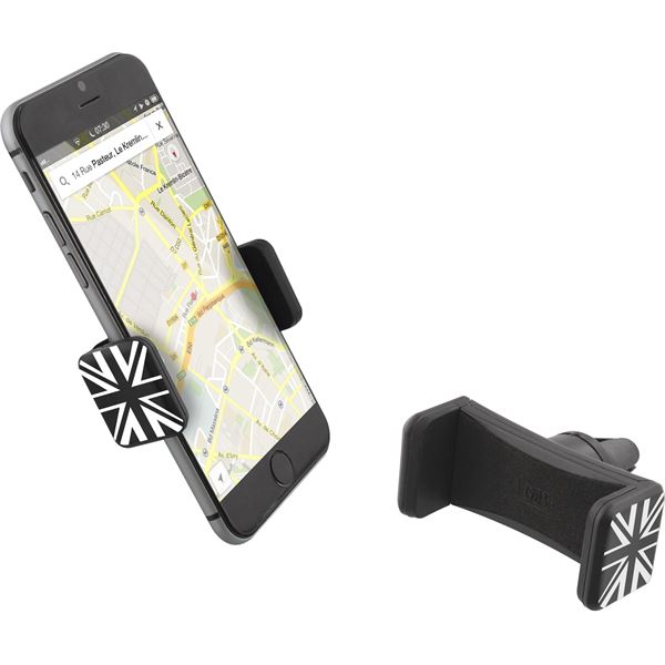 Support grille aération universel T'nB - Noir avec drapeau UK - UHOLDSMARTK