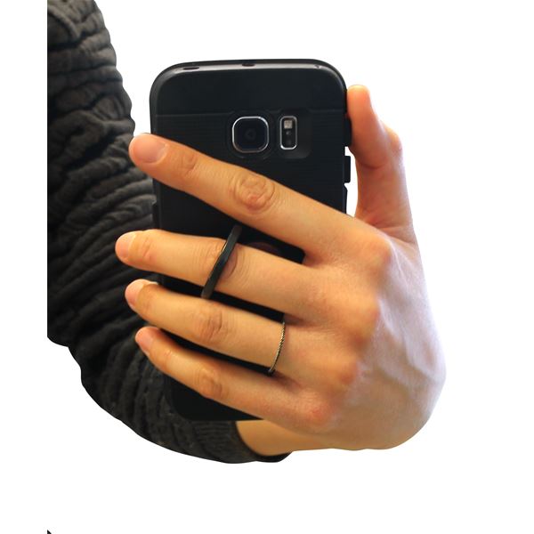 Bague + support smartphone magnetique sur grille d'aération T'nB