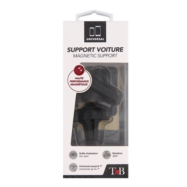 Support magnétique premium sur grille d'aération T'nB