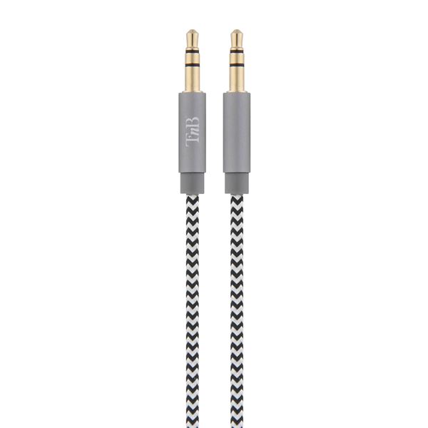 Câble jack nylon 3,5 mm MUSIC  T'nB
