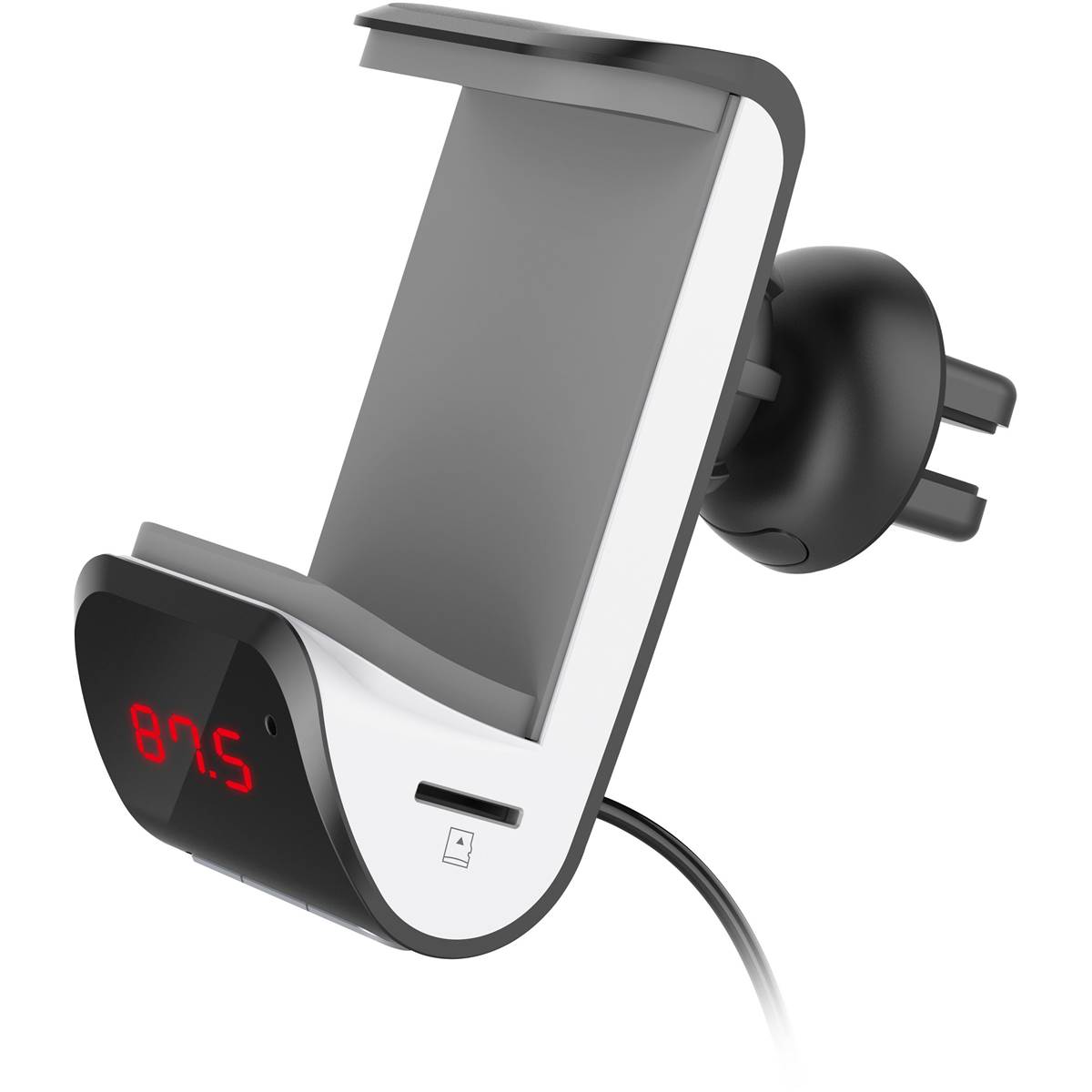 Support Smartphone Et Transmetteur Fm Bluetooth - 3 En 1 Rdi