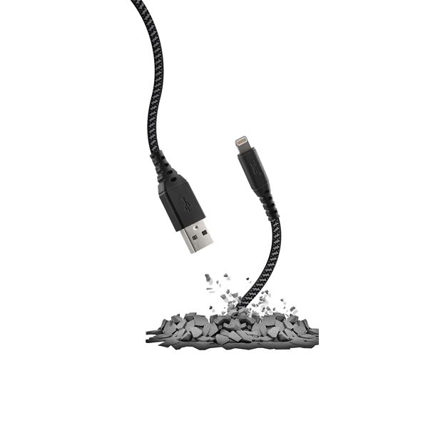Câble lightning to USB 3 mètres noir XTREMWORK TNB