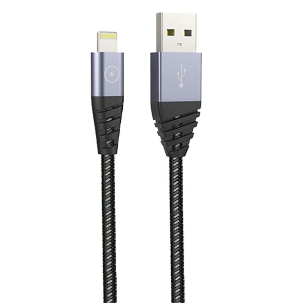 CABLE LIGHTNING MFI 1,2m GRIS MUVIT