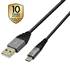 CABLE USB-C 1,2m GRIS MUVIT