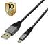 CABLE MICRO-USB 1,2m GRIS MUVIT