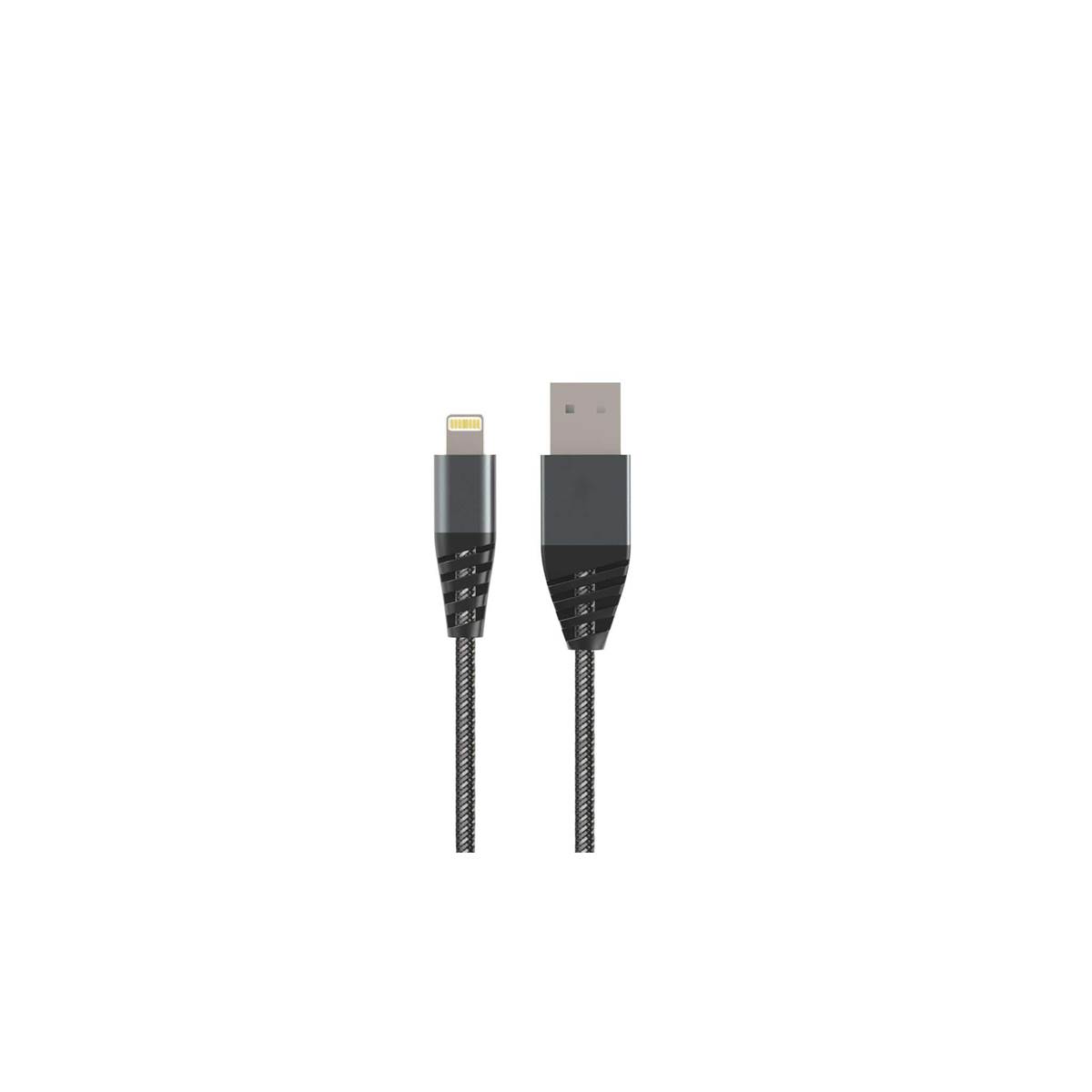 Cable Lightning Mfi 2m Gris Muvit