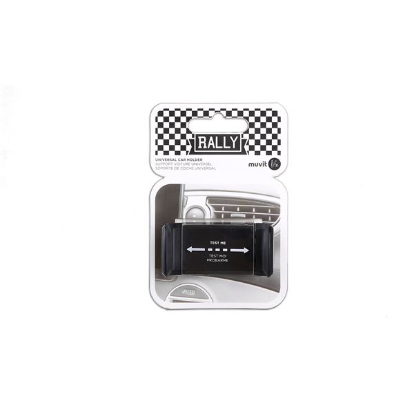SUPPORT GRILLE AERATION NOIR LIFE MUVIT
