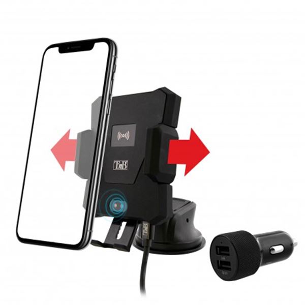 TNB Support smartphone Voiture Chargeur à induction 15W pas cher 