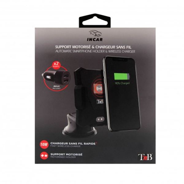 Support smartphone TNB Voiture Chargeur à induction 15W