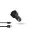 Chargeur Allume cigare QC3.0 + Câble Micro USB - Coloris Noir - T'nB