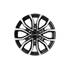 Jante aluminium Dezent 17 pouces Noir / Face Miroir