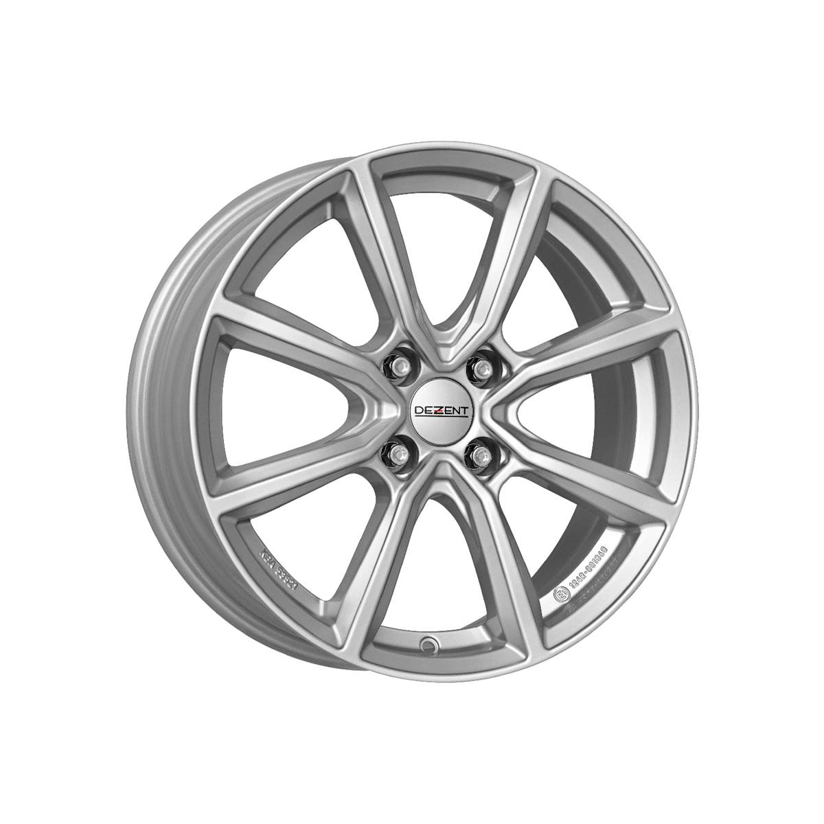 Jante Aluminium Dezent 16 Pouces Noir Face Miroir Tv Dark