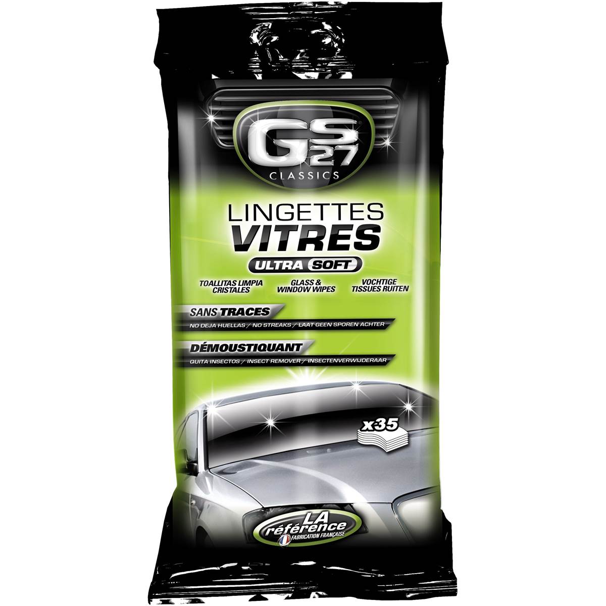 35 Lingettes Vitres Gs27 Classics