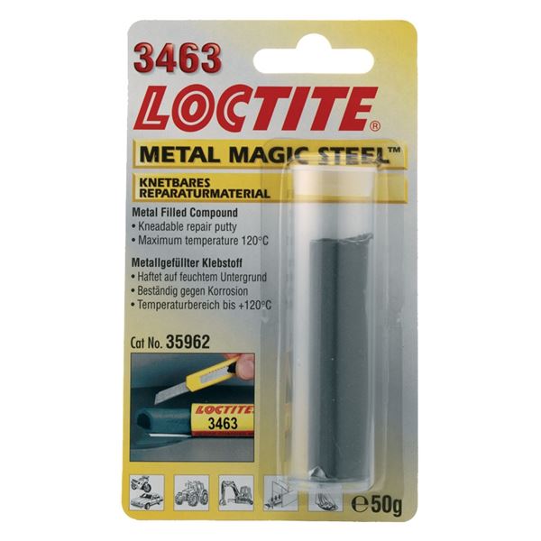 Colle métal Magic Steel 50 g LOCTITE - Feu Vert