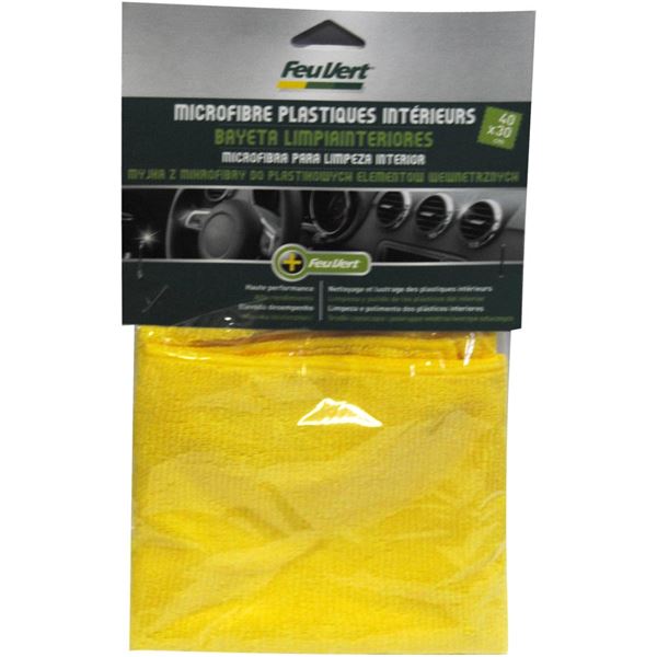 Microfibre plastique intérieur 40x30 cm Feu Vert