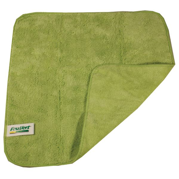 Microfibre à lustrer Feu Vert 40 x 40 cm