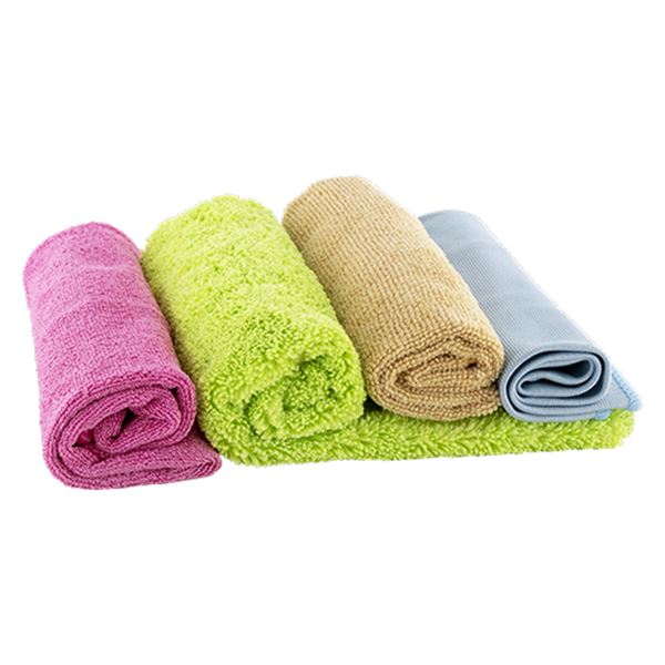 4 Microfibres auto FEU VERT