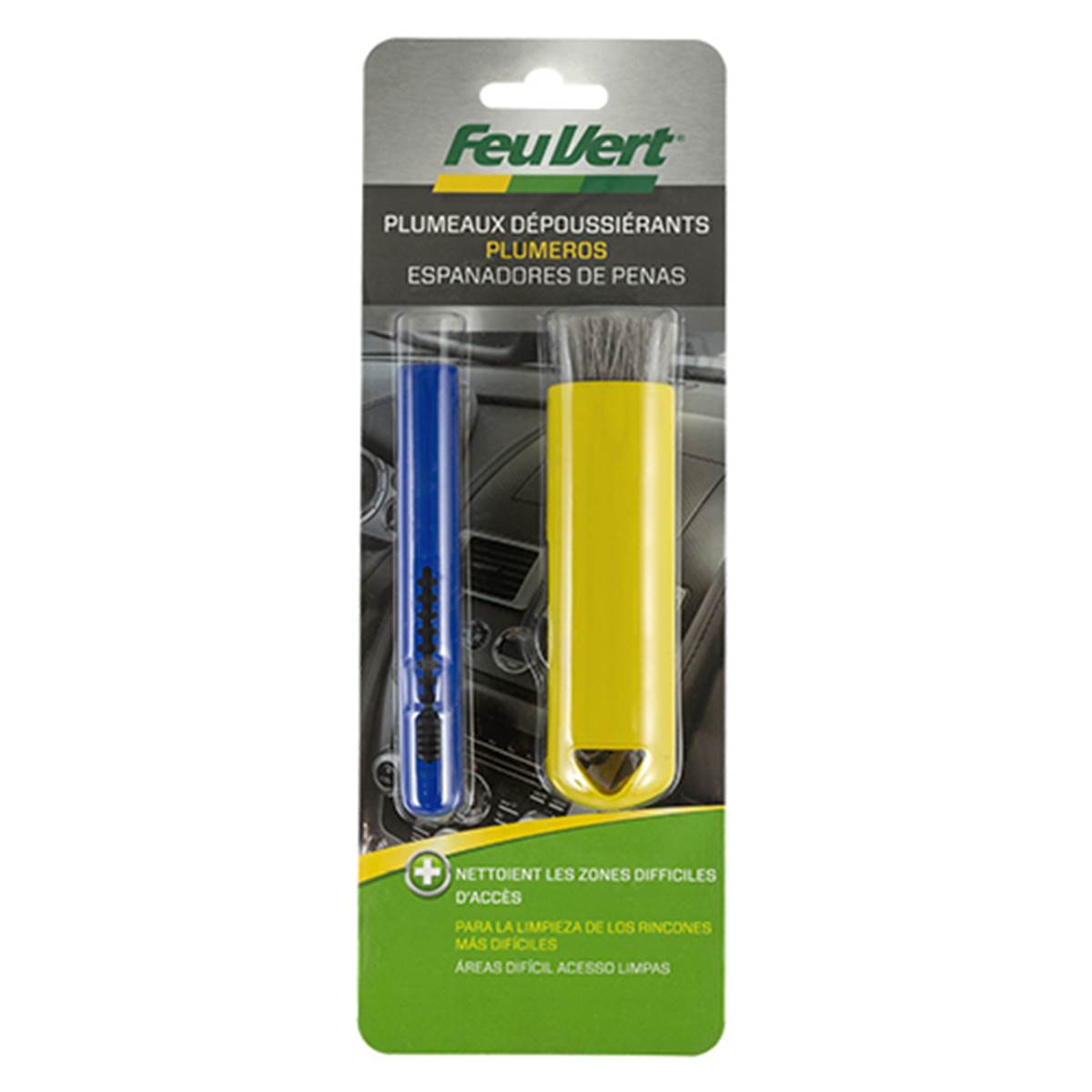 Plumeaux De Dépoussiérage Intérieur Multi-fonctions Feu Vert