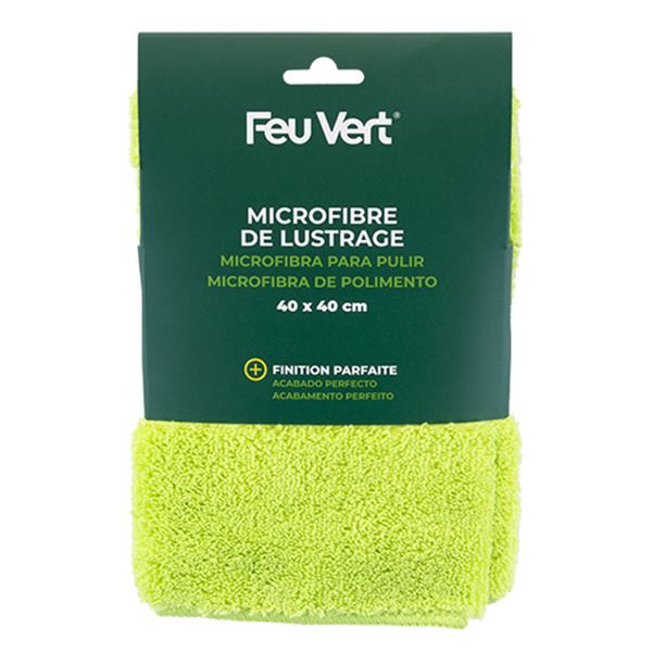 Microfibre de lustrage FEU VERT