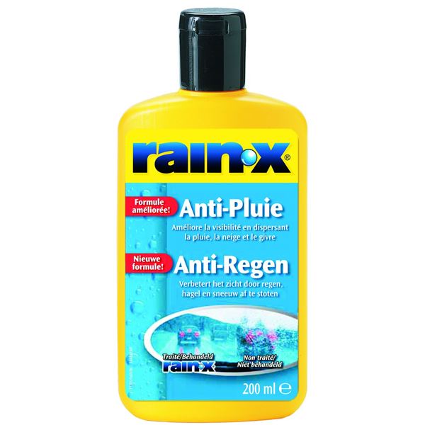 Flacon de 200ml de produit RAIN X anti-buée