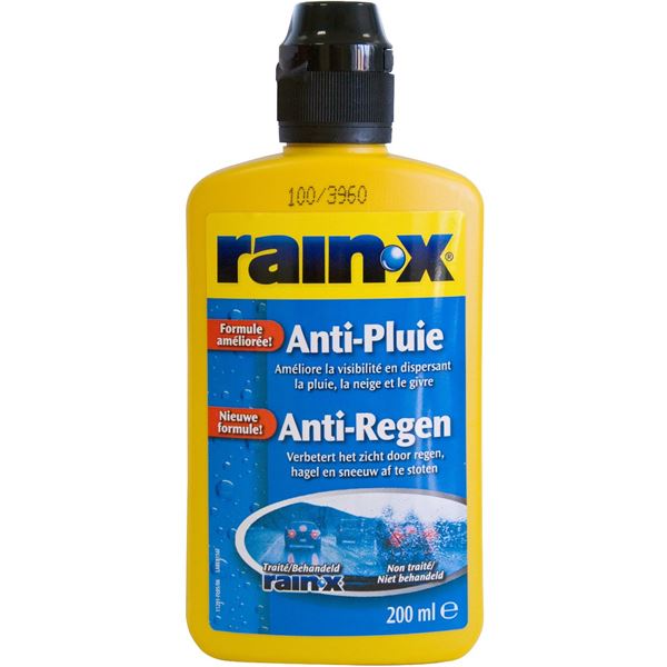 Flacon de 200ml de produit RAIN X anti-buée