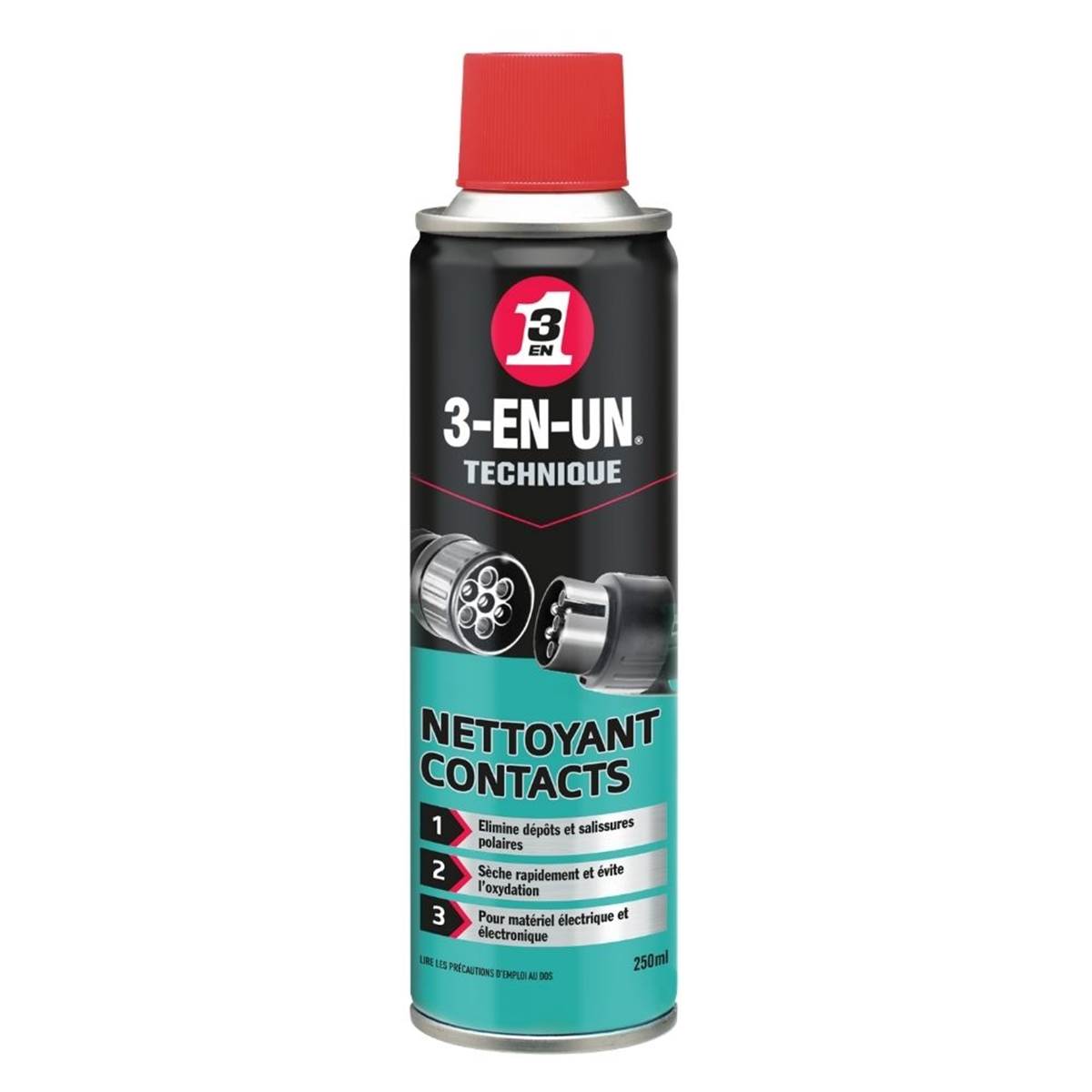 Nettoyant contacts 3-en-un Technique Aérosol 250 Ml
