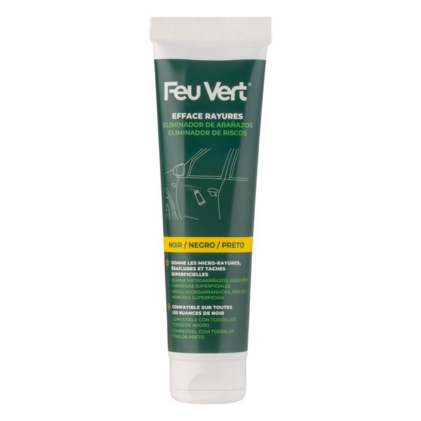 Efface rayures noir FEU VERT 150gr