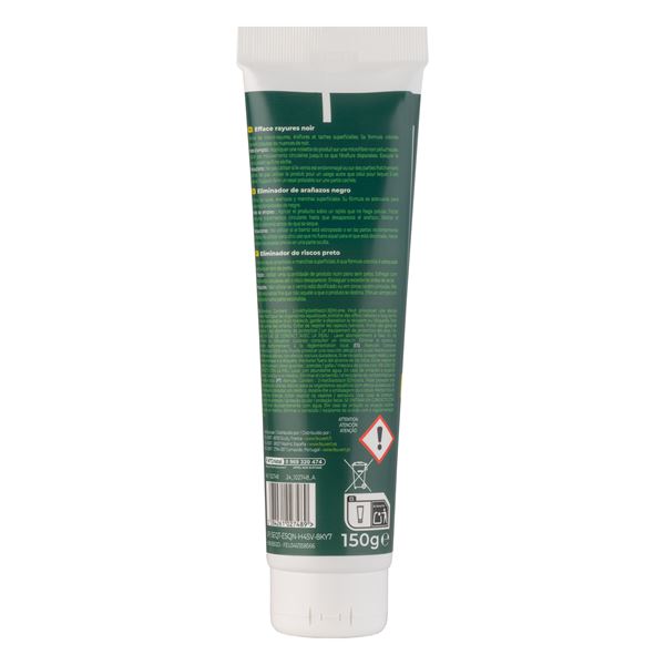 Efface rayures noir FEU VERT 150gr