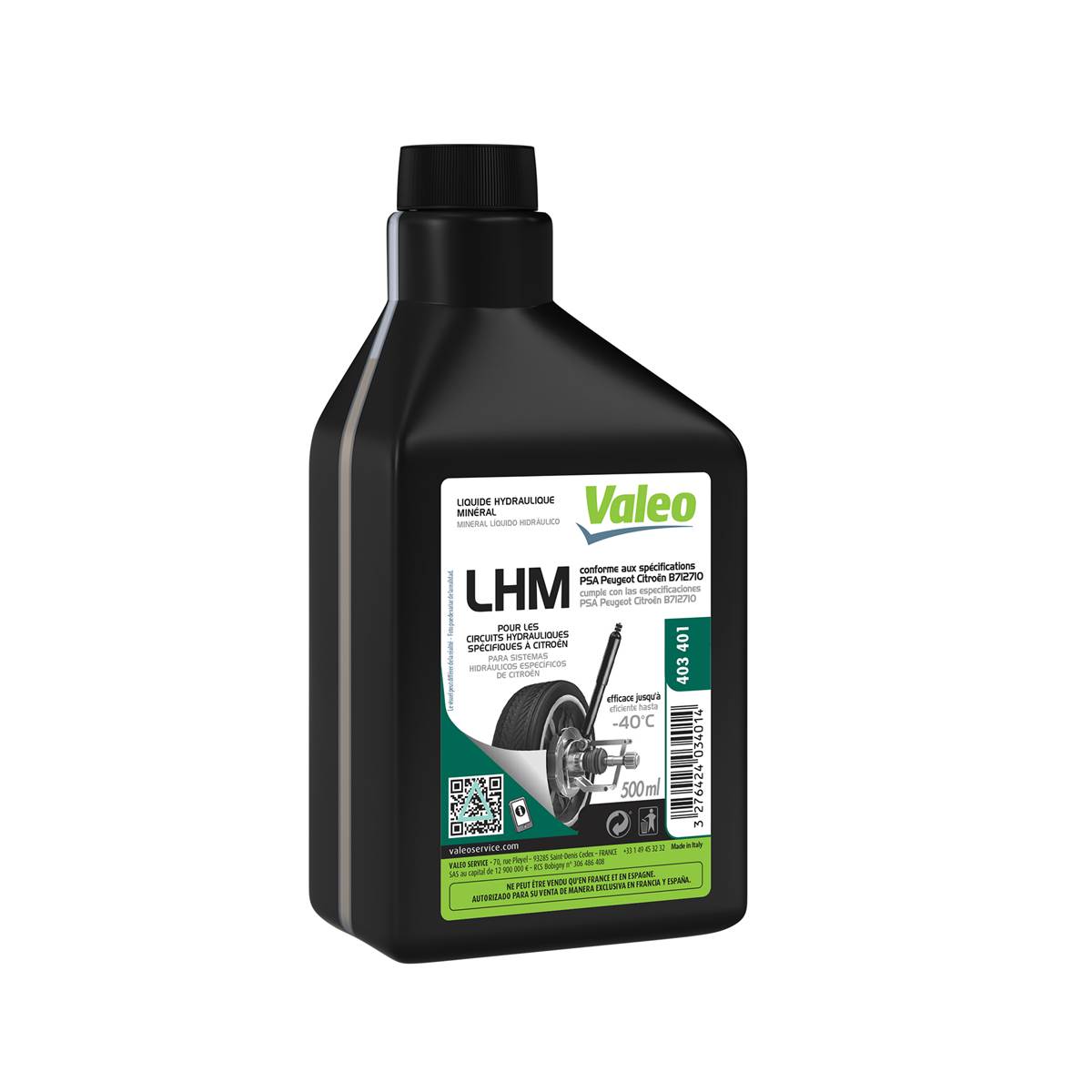 Liquide De Frein Lhm+ Valeo 500 Ml