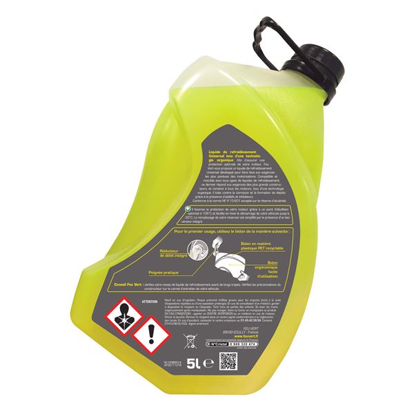 Liquide de refroidissement universel -30°C 5L Feu Vert