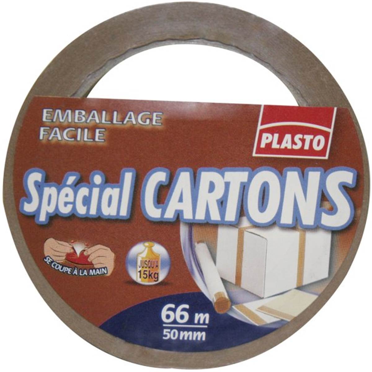 Adhésif D'emballage Havane 66mx50mm