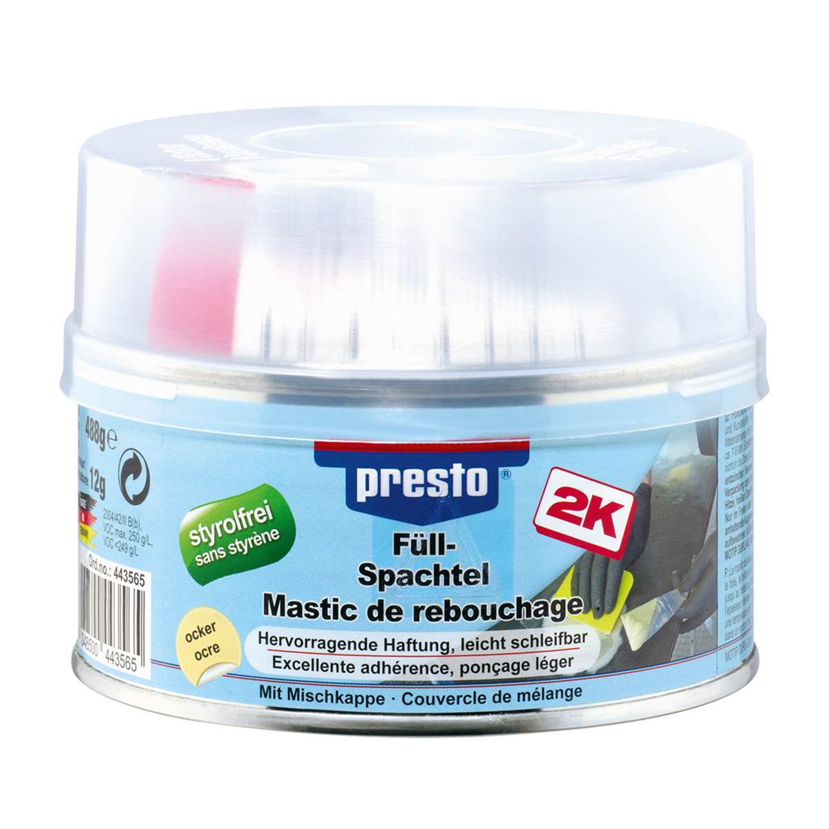 Mastic Tous Usages + Durcisseur 250g Presto
